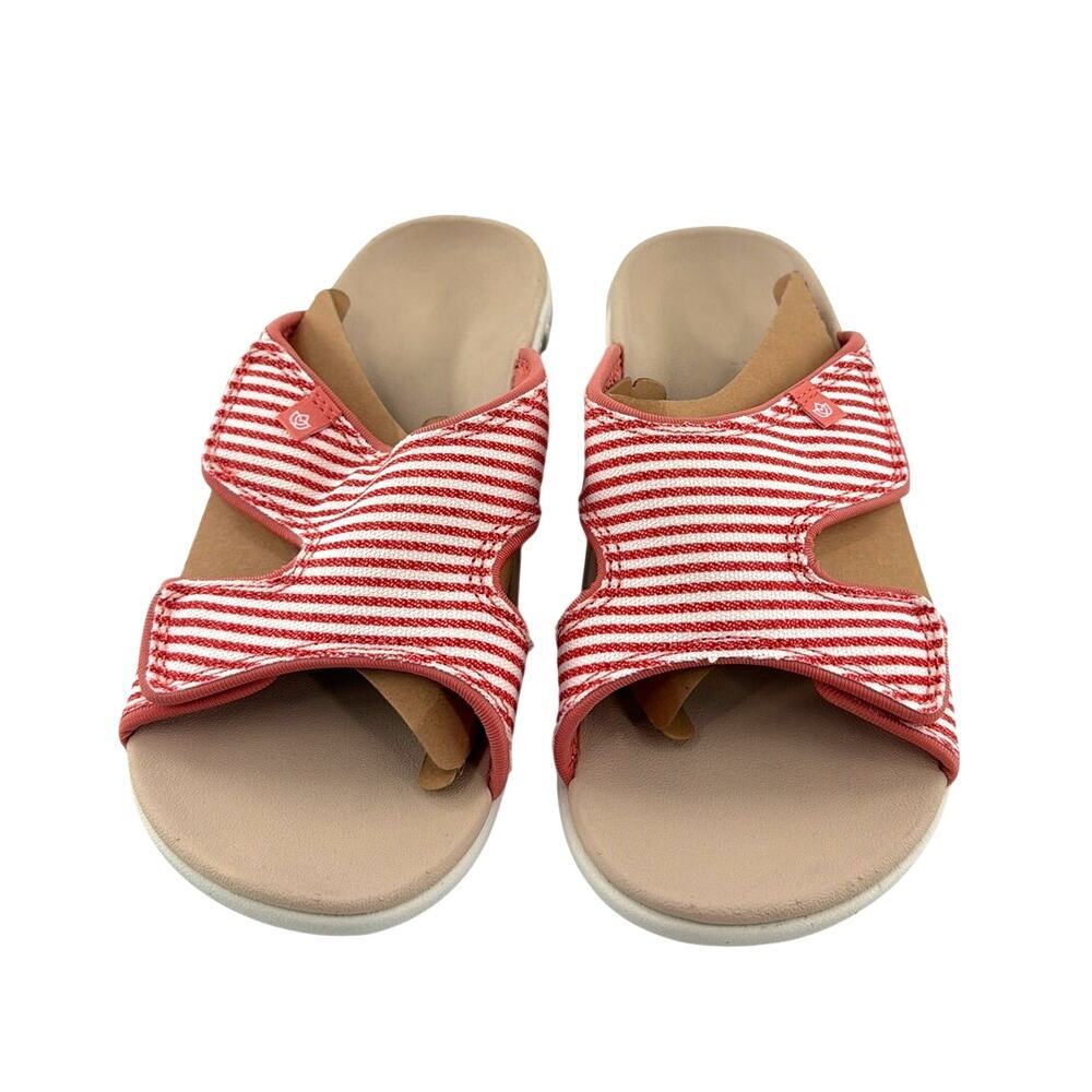 Spenco Women's Crabapple Kholo Stripe Slide Sandals Size 6.5 - Picture 5 of 10